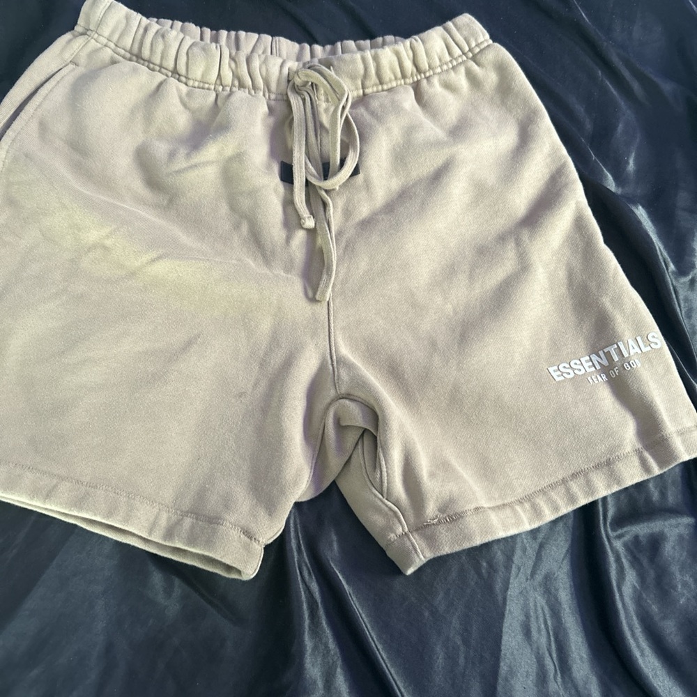 Fear Of God Essentials Brown Shorts